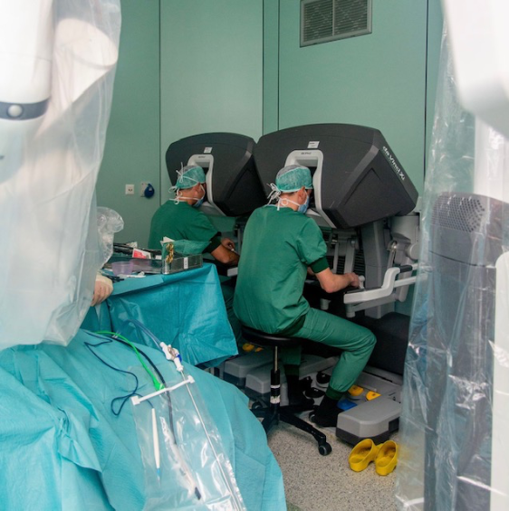 foto tijdens robotic operatie